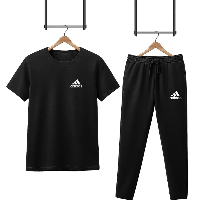 Premium Best Quality Summer Men Tracksuit Trouser and Shirt Track suit Summer - Image 2