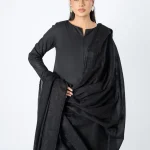 EMBROIDERED LAWN SHAWL